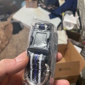 Thin blue line dog collar